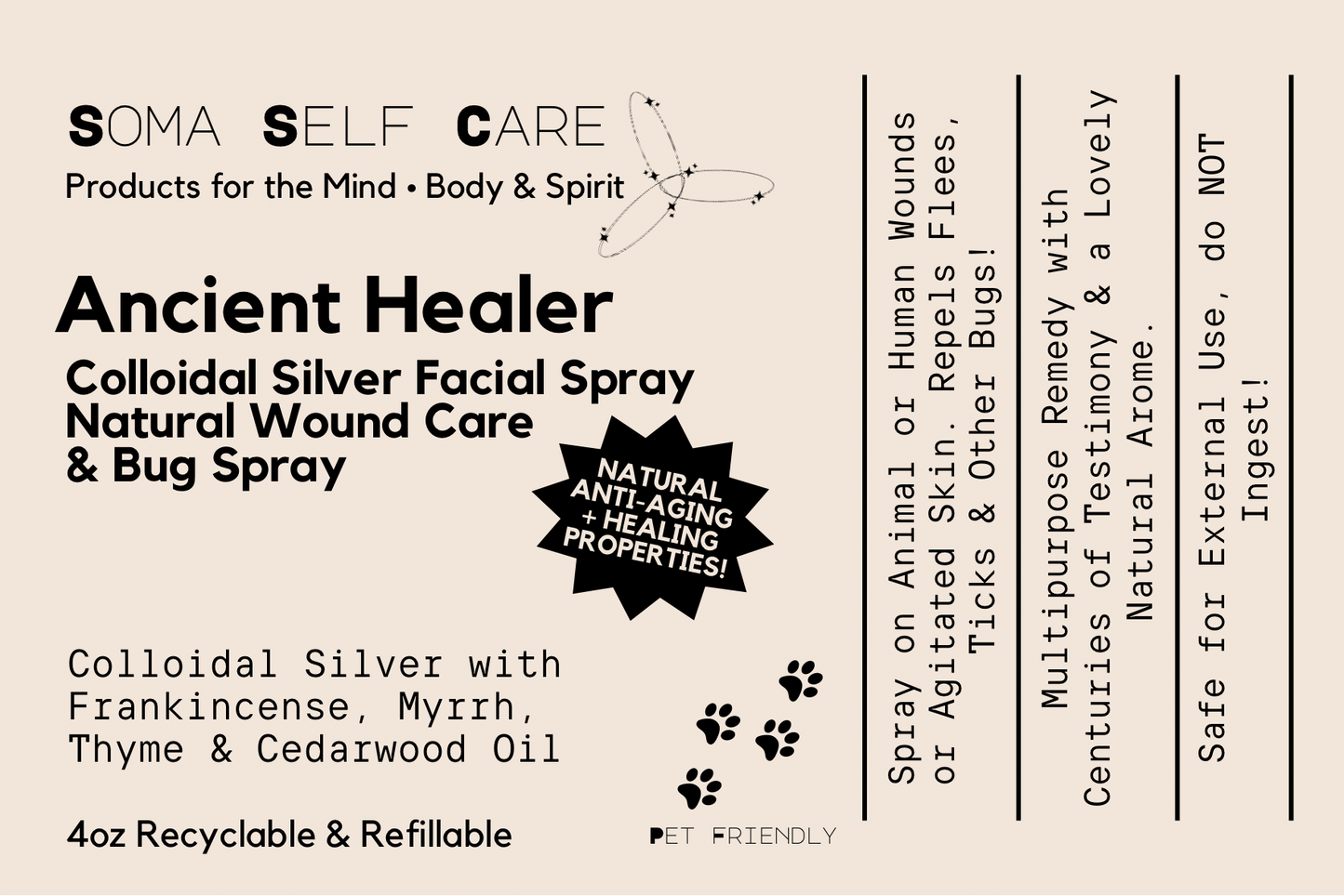 Ancient Healer & Bug Repellent Spray - 4oz