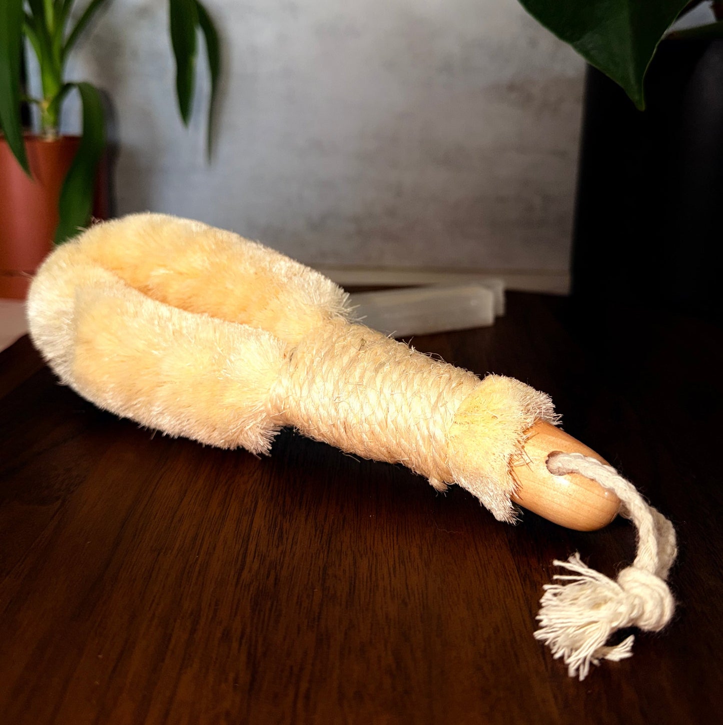 Natural Loofa Dry Brush & Body Oil - 16oz