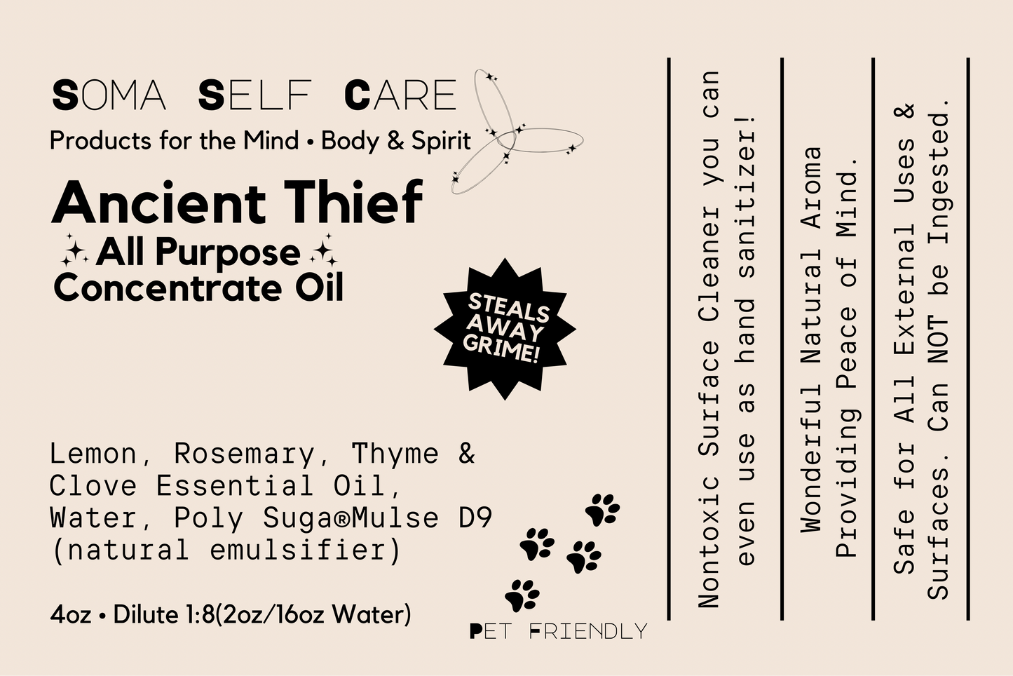 Ancient Thief Concentrate - 4oz Amber Bottle - 2 Month Supply!