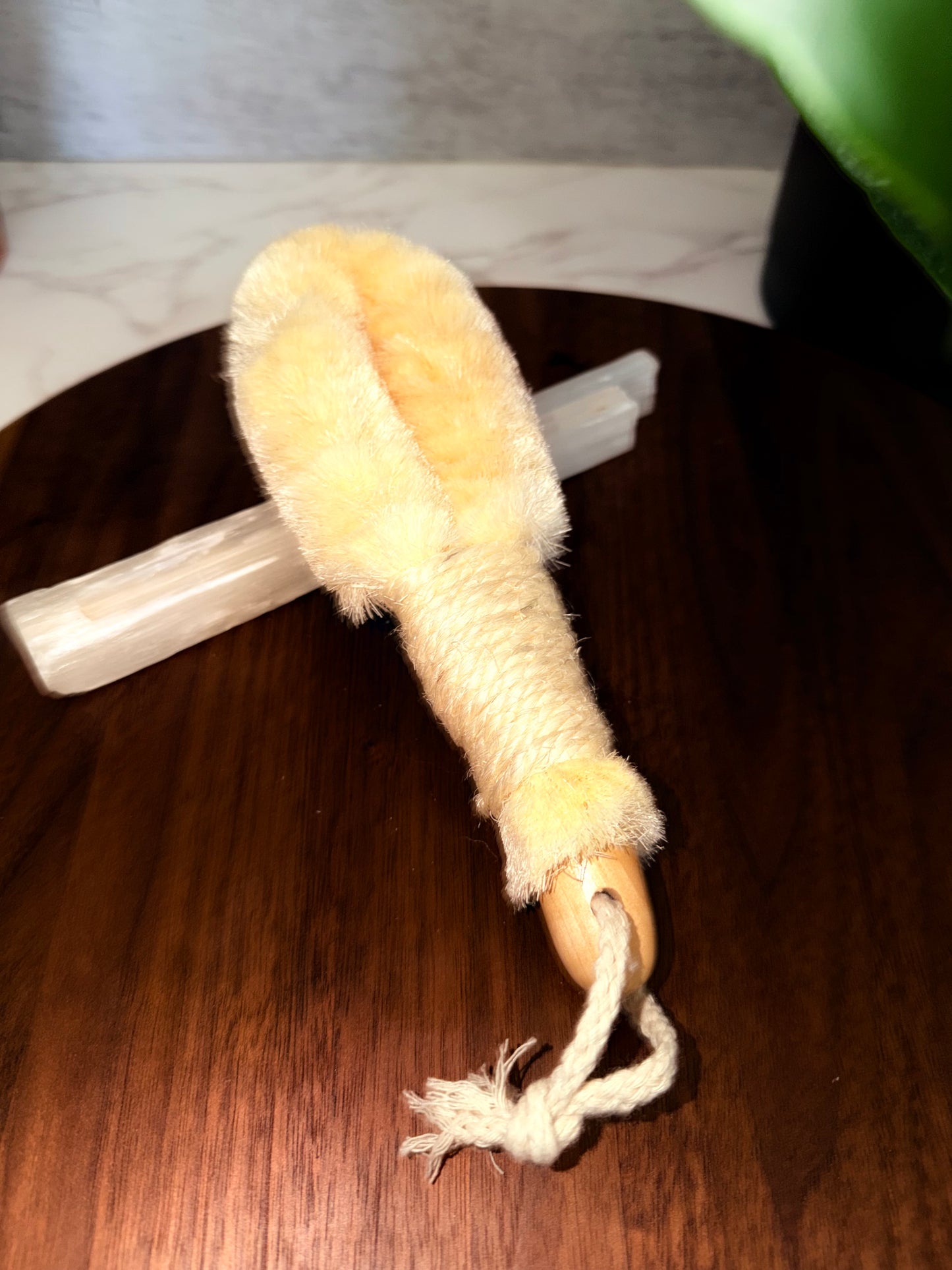 Natural Loofa Dry Brush & Body Oil - 16oz